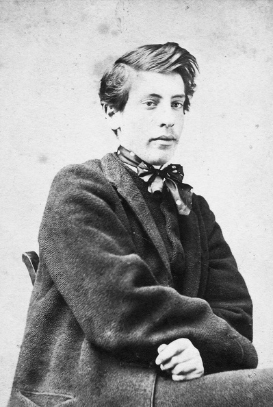 Kürthy Emil újságíró, országgyűlési képviselő. Magyar Bálint apai nagyanyai dédapja. A felvétel 1864-ben készült.