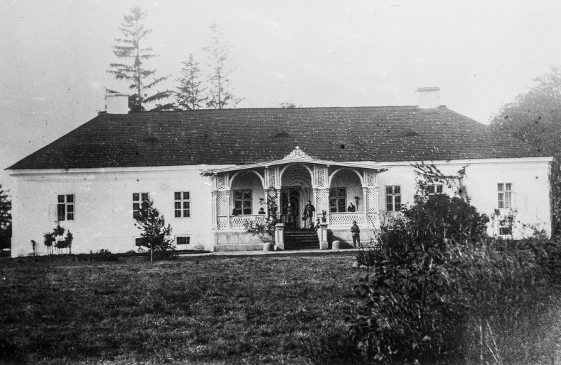 Kürthy kúria. A felvétel 1890-ben készült.