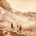 Felkai-völgy (Velická dolina), Hosszú tó (Dlhé pleso). A felvétel 1873 körül készült.