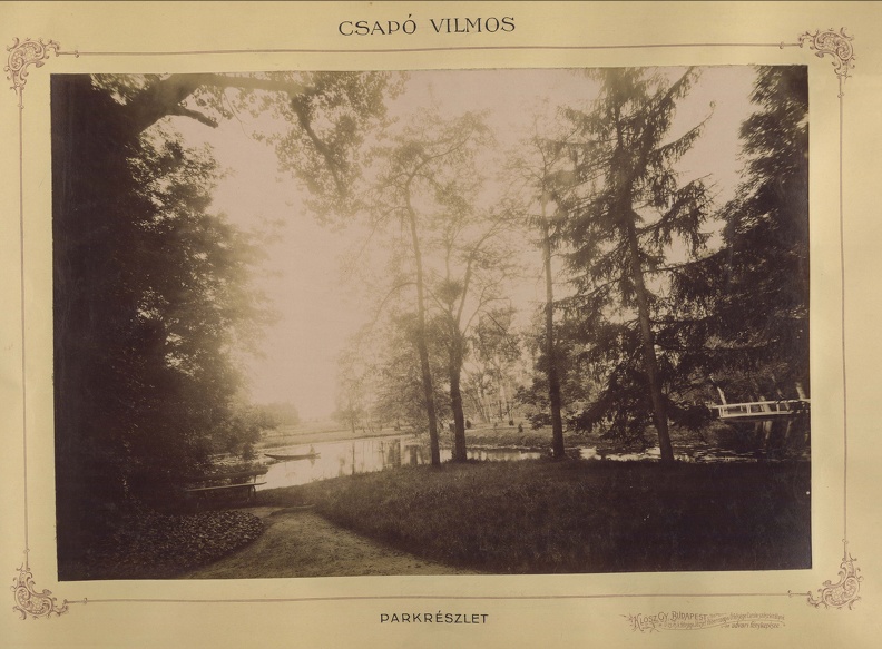Közép-Tengelic, a Csapó-kastély parkja. A felvétel 1895-1899 között készült. A kép forrását kérjük így adja meg: Fortepan / Budapest Főváros Levéltára. Levéltári jelzet: HU.BFL.XV.19.d.1.11.063