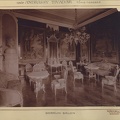 Andrássy Tivadar gróf barokk kastélyának gobelin szalonja. A felvétel 1895-1899 között készült. A kép forrását kérjük így adja meg: Fortepan / Budapest Főváros Levéltára. Levéltári jelzet: HU.BFL.XV.19.d.1.12.192