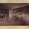 Andrássy Tivadar gróf barokk kastélyának ebédlője. A felvétel 1895-1899 között készült. A kép forrását kérjük így adja meg: Fortepan / Budapest Főváros Levéltára. Levéltári jelzet: HU.BFL.XV.19.d.1.12.193