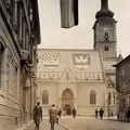 Cirilometodska ulica, szemben a Crkva Sv. Marka (Szent Márk templom).
