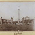Millenniumi emlékmű a későbbi Hősök terén. A kép forrását kérjük így adja meg: Fortepan / Budapest Főváros Levéltára. Levéltári jelzet: HU.BFL.XV.19.d.1.08.064