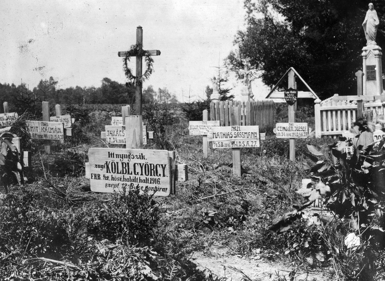 34. magyar gyalogezred temetője.