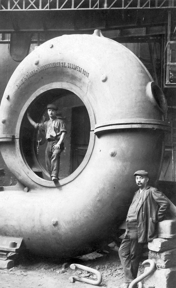 Ganz-Danubius Francis turbina 1916.