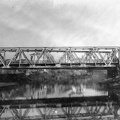 vasúti híd a Livenza folyó felett.