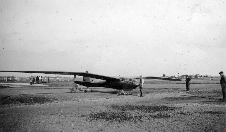 PWS-102 Rekin (Cápa) típusú vitorlázó repülőgép.