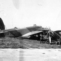 repülőtér, az olasz légierő Savoia-Marchetti SM.81 típusú bombázója és Romeo Ro.41 típusú iskolarepülőgépe.