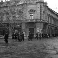 Széchenyi tér a Vár utca torkolatánál.