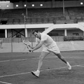 Szabó József utca, Millenáris sporttelep, Magyarország-Franciaország (2:3) Davis kupa európai zóna elődöntő teniszmérkőzés, Marcel Bernard francia teniszező az edzésen.
