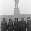 Ötvenhatosok tere (Felvonulási tér), a Sztálin szobor avatása.