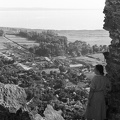 kilátás a várból a Balatonra.