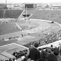 Népstadion (ma Puskás Ferenc stadion), atlétikai verseny.