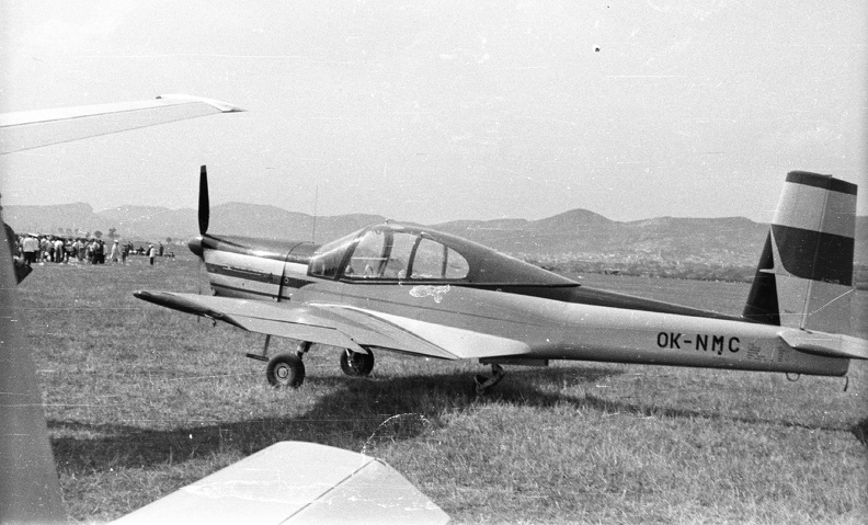 Orlican L-40 Meta Sokol típusú repülőgép.