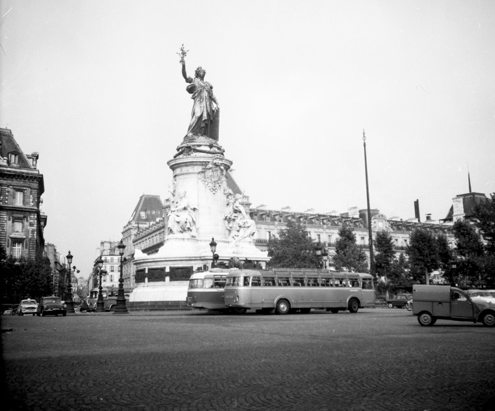 Place de la République, Monument à la République (Léopold Morice, 1883.).