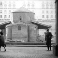 Győzedelmes Szent György körtemplom (Rotunda Szveti Georgi Pobedonoszec) az Elnöki Palota udvarában.
