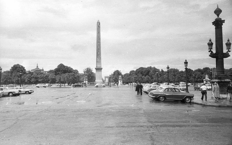 Place de la Concorde az obeliszkkel.