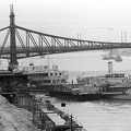 Belgrád rakpart, nemzetközi hajóállomás, háttérben a Szabadság híd.