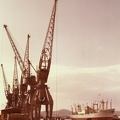 kikötő, 6 tonnás Ganz portáldaruk.