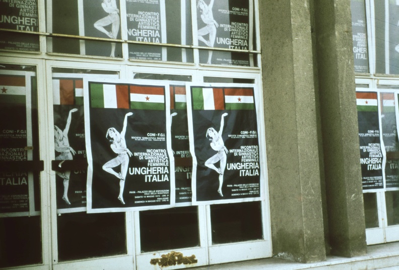 Palazzo Esposizioni, az 1972 május 13-14-i olasz-magyar válogatott női tornászviadal színhelye.
