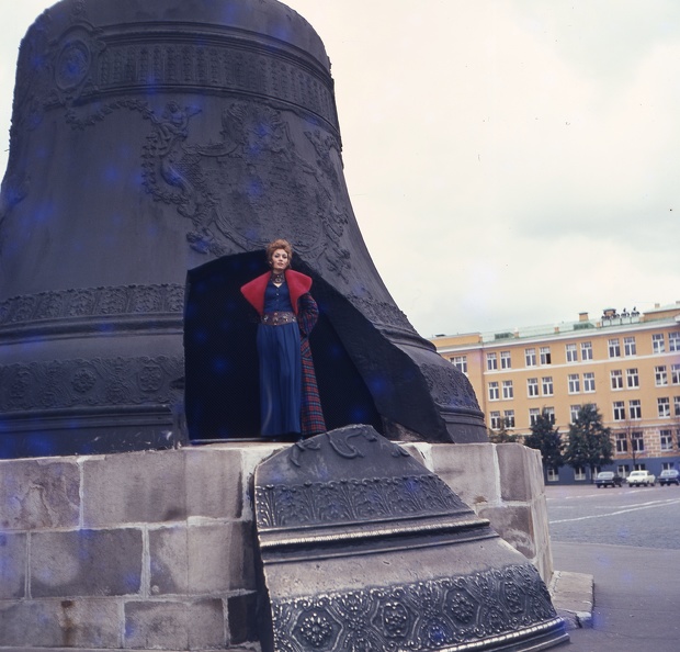 a Cár-harang a Kreml udvarában.