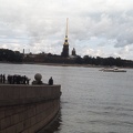 (Leningrád) a Néva folyó túlpartján a Péter-Pál erőd.