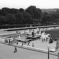 Trocadéro-kert részlete a Chaillot-palota felől.